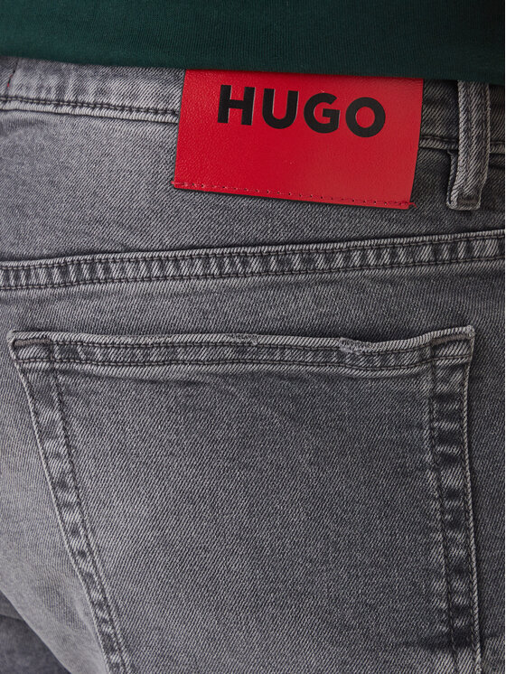 HUGO HUGO Jeansy 50556103 Szary Slim Fit