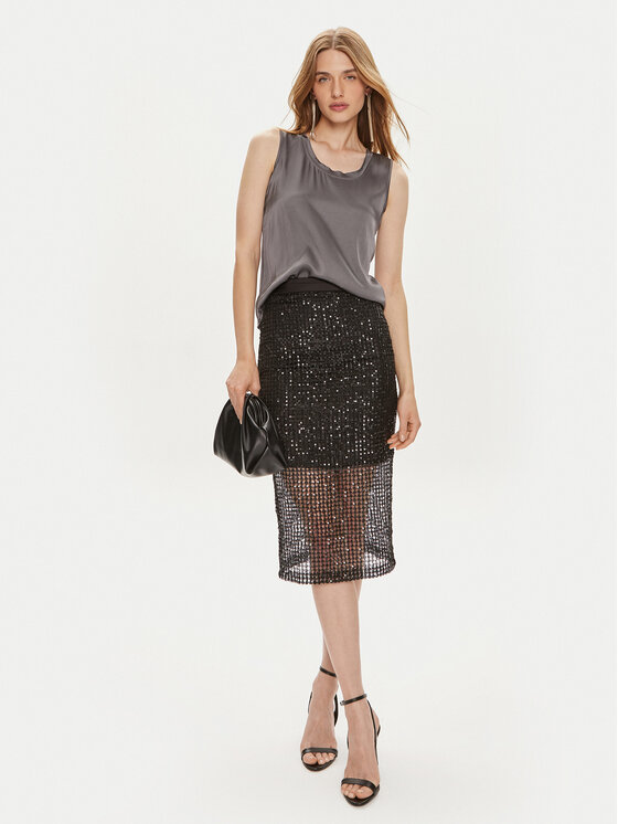 ViCOLO ViCOLO Bluse TB0038 Grau Regular Fit