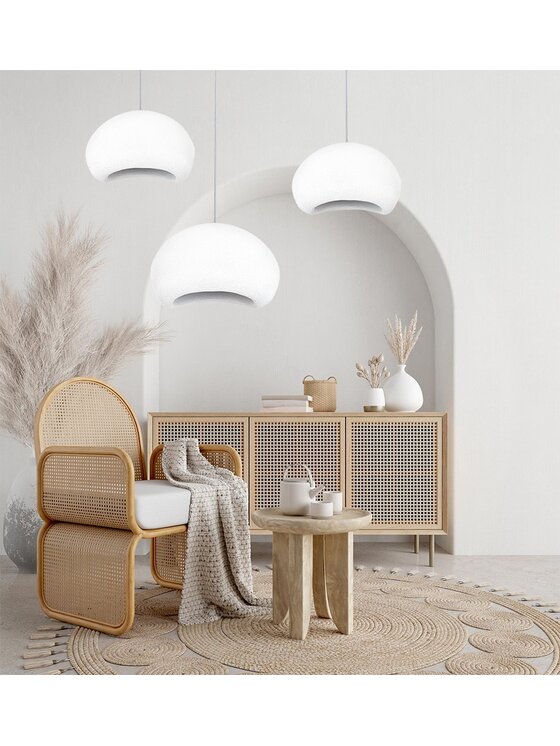 MIAhome MIAhome Lampa wisząca NEST 60 biała Biały