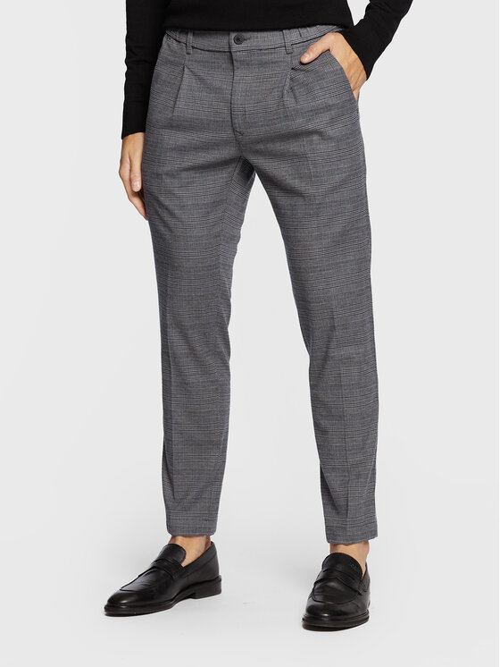 Pierre Cardin Pierre Cardin Kalhoty z materiálu C3 35420/000/1010 Šedá Modern Fit