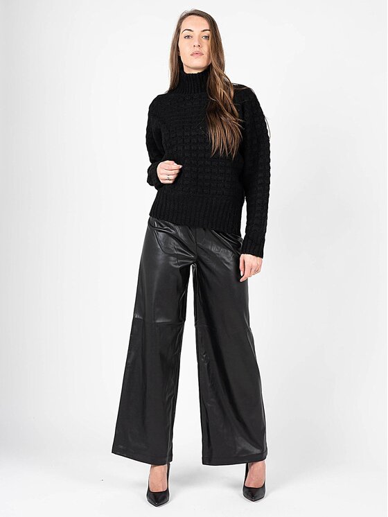 Silvian Heach Silvian Heach Maglione CVA22003LU Nero Oversize