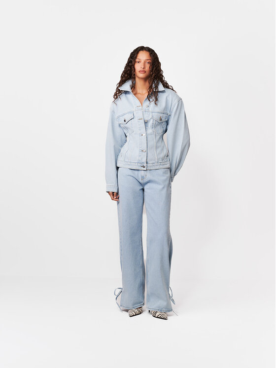 La Mania La Mania Jeansy HORIZON Niebieski Basic Fit