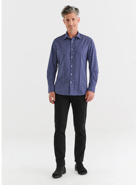 Pako Lorente Pako Lorente Koszula P23WF-1X-021 Granatowy Slim Fit