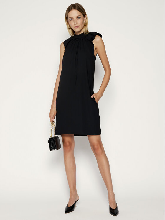 Abito da cocktail Fluid Crepe 2220WDR001185B Nero