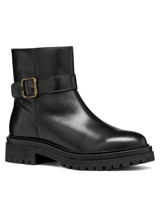 Geox Geox Polokozačky D Iridea D66HRB 00043 C9999 Černá