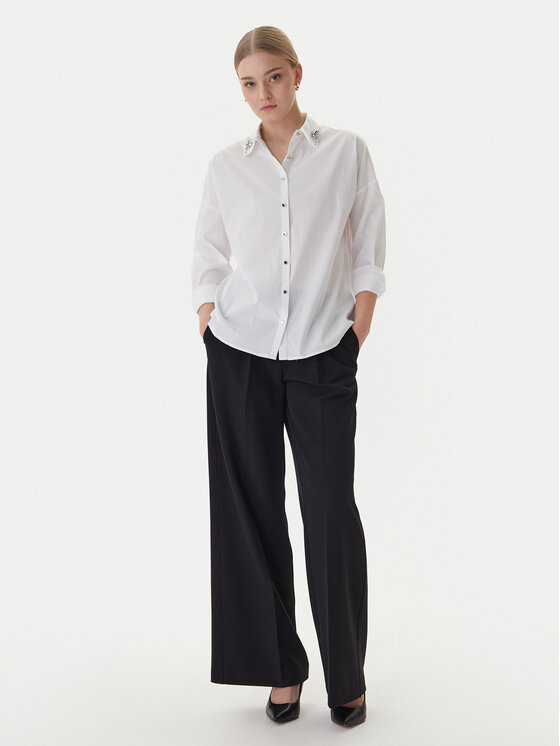 Morgan Morgan Πουκάμισο 261-CGRAM Λευκό Oversize