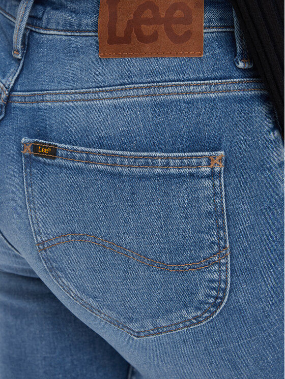 Lee Lee Jeansy Breese L32YROEU Niebieski Flare Fit