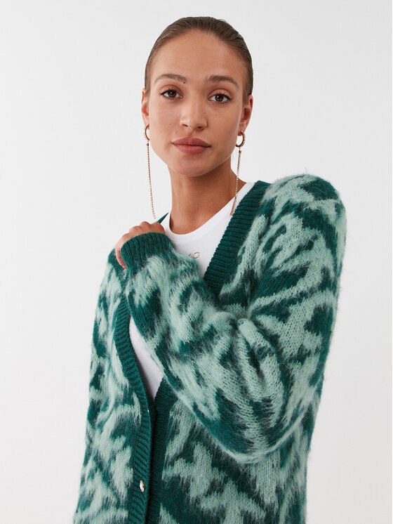 PINKO Pinko Cardigan Iguana 101712 A14L Verde Regular Fit