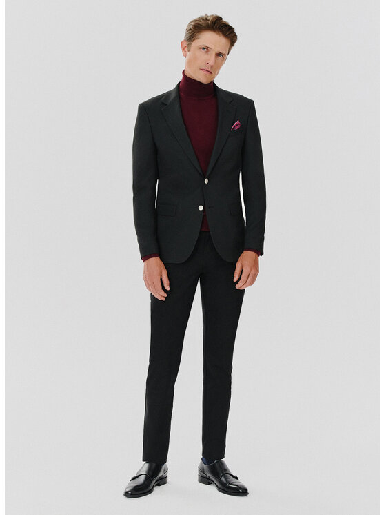 Pako Lorente Pako Lorente Marynarka P24WF-3X-024 Czarny Slim Fit