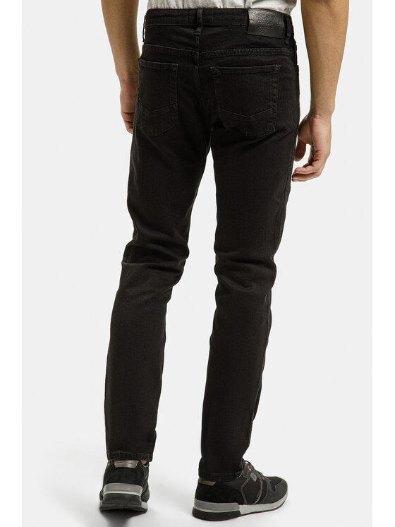 Cross Jeans Cross Jeans Jeansy E 169-050 Czarny Slim Leg
