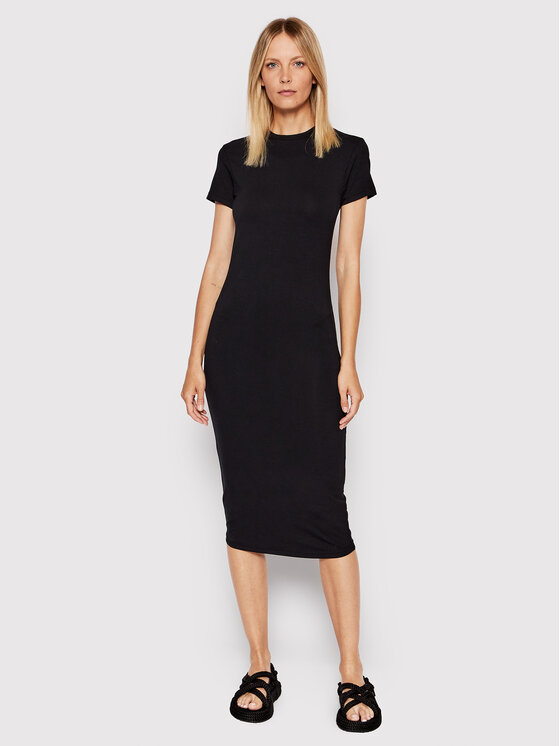 Herskind Kasdieninė suknelė Haily 4401770 Juoda Slim Fit