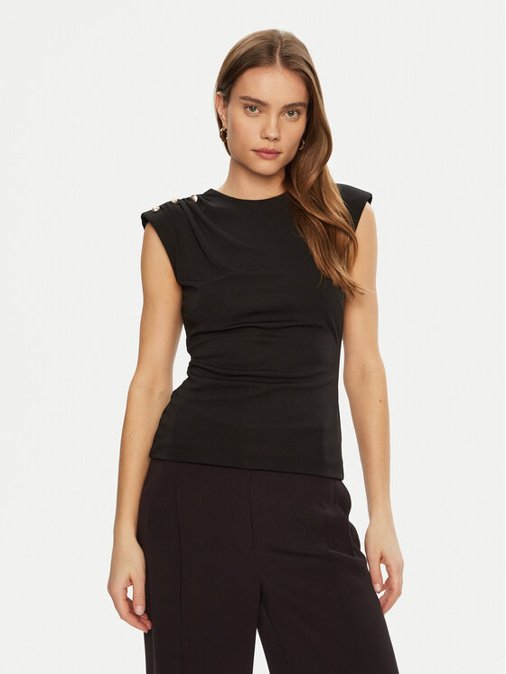 Marciano Guess Marciano Guess Μπλουζάκι 5RGP07 6263A Μαύρο Regular Fit