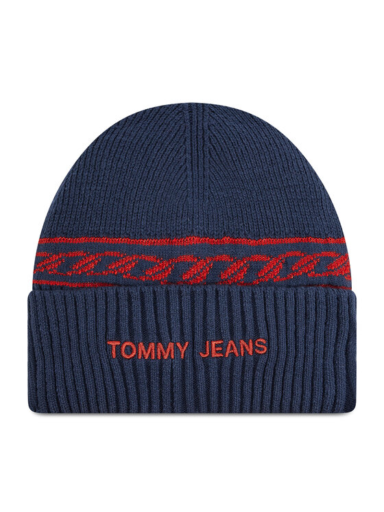 Tommy Jeans Căciulă Tjw Femme Beanie AW0AW10710 Bleumarin