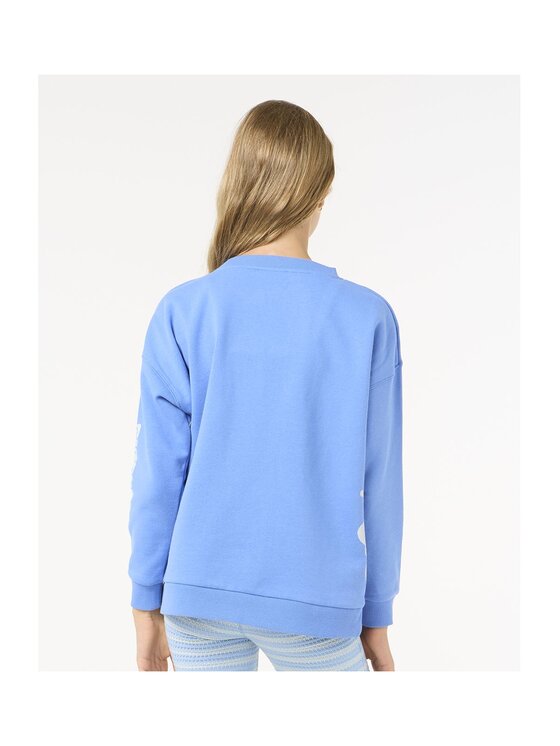 Rip Curl Rip Curl Bluza Â Bliss Crew-Girl Niebieski Relaxed Fit