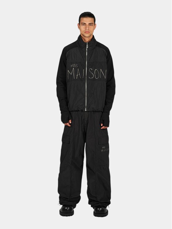 MADE BY SOCIETY MADE BY SOCIETY Spodnie materiałowe THANE Pants - P17796 Czarny Basic Fit