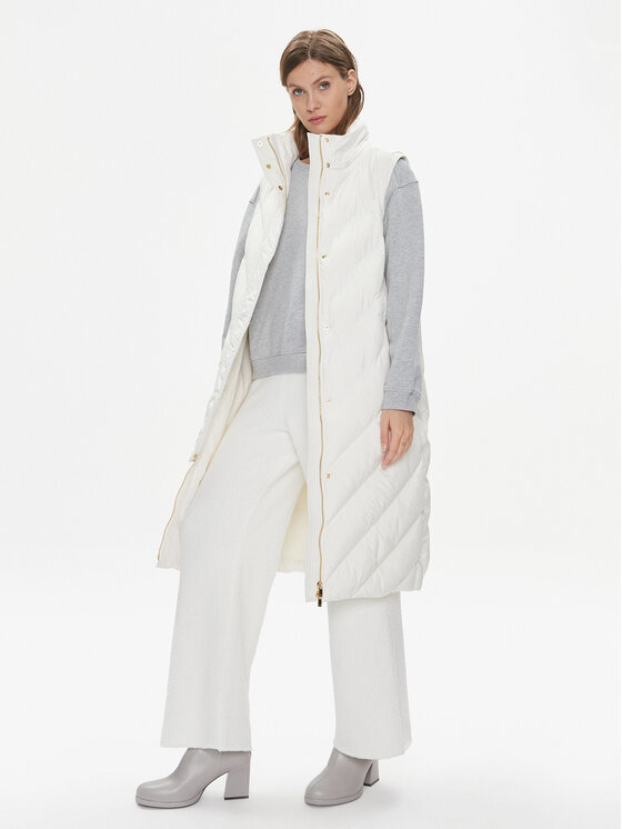 PINKO PINKO Kevad-sügis jope Computer 101601 A11M Valge Regular Fit