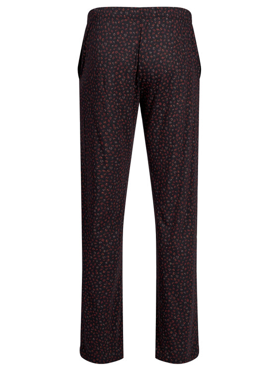 Huber Huber Kalhoty z materiálu 117018 Bordó Regular Fit