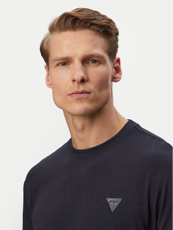 Guess Guess T-Shirt M6GI21 K3053 Granatowy Regular Fit