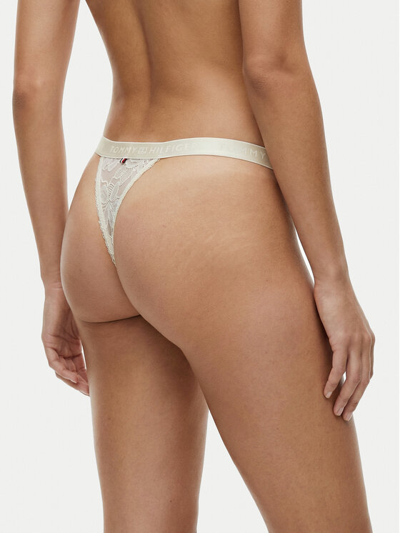 Tommy Hilfiger Tommy Hilfiger Kalhotky string UW0UW06267 Écru