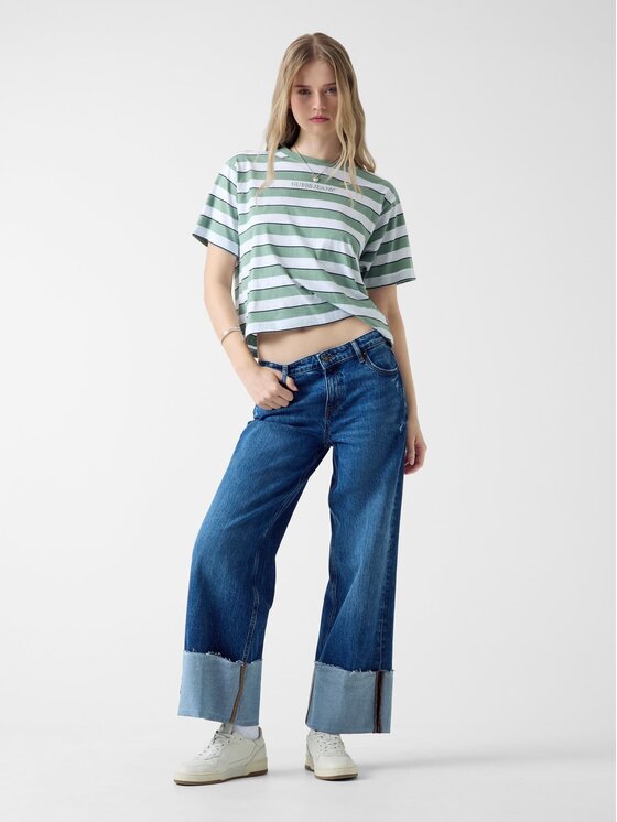 Guess Jeans Guess Jeans Jeansy 180131 Modrá Relaxed Fit