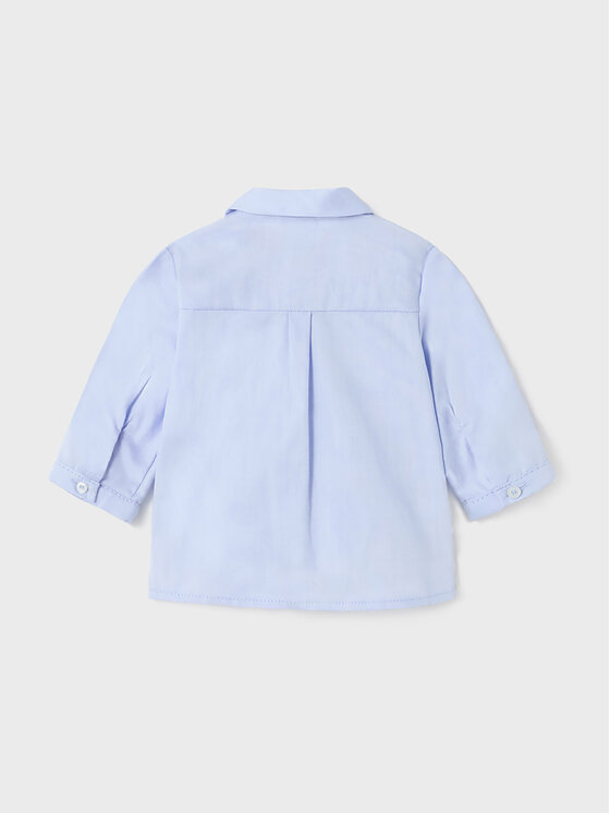 Mayoral Mayoral Completo camicia e papillon 2.165 Blu Regular Fit