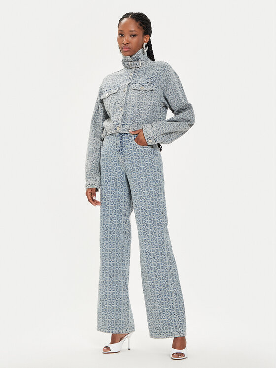 Gestuz Gestuz Jeansová bunda Nila 10908697 Modrá Relaxed Fit