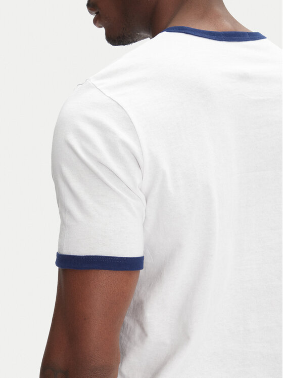 Jack & Jones Jack & Jones Tricou Ringer 12277262 Alb Regular Fit
