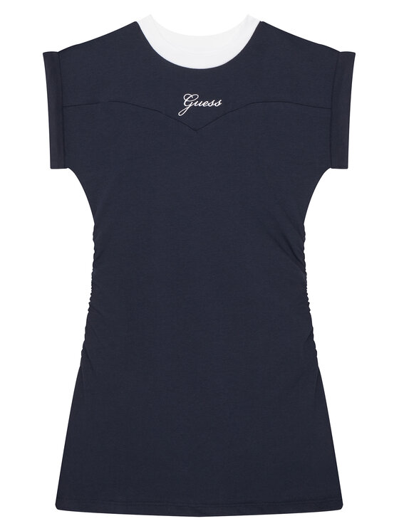 Guess Guess Igapäevane kleit J6GK03 J1314 Tumesinine Regular Fit