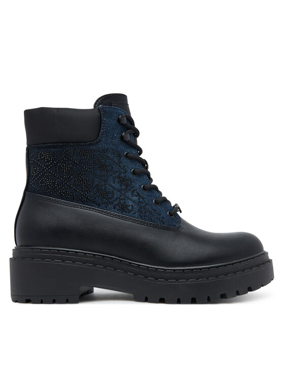 Guess Guess Ορειβατικά παπούτσια FLTLDS DEN10 Μαύρο