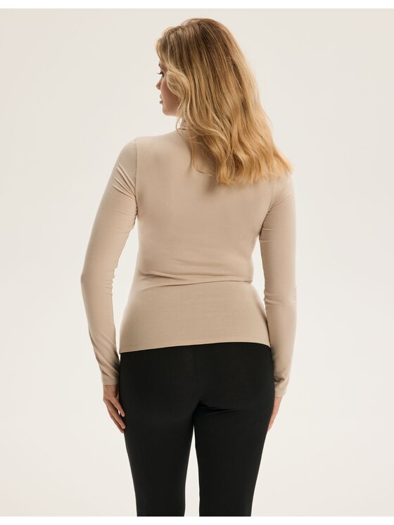 Esotiq Esotiq Bluzka 44064 Żółty Regular Fit