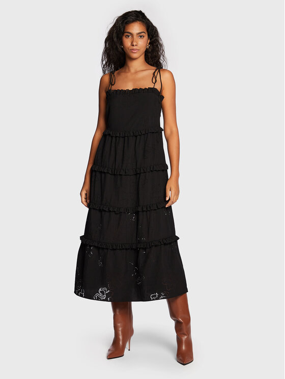 Ted Baker Vsakodnevna obleka Hansi 261705 Črna Relaxed Fit