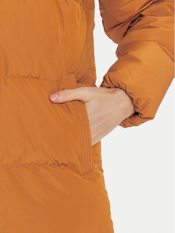 Tommy Hilfiger Tommy Hilfiger Пухено яке WW0WW42743 Оранжев Regular Fit