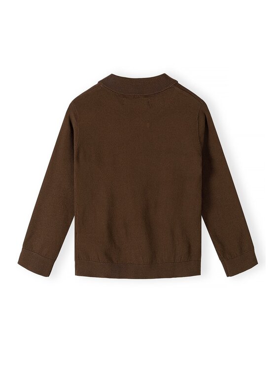 minoti minoti Sweter 33KNIT262 Brązowy Regular Fit