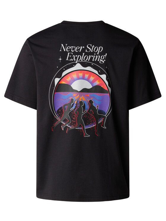 The North Face The North Face T-Shirt Unisex SS Never Stop NF0A8C3A Schwarz Relaxed Fit