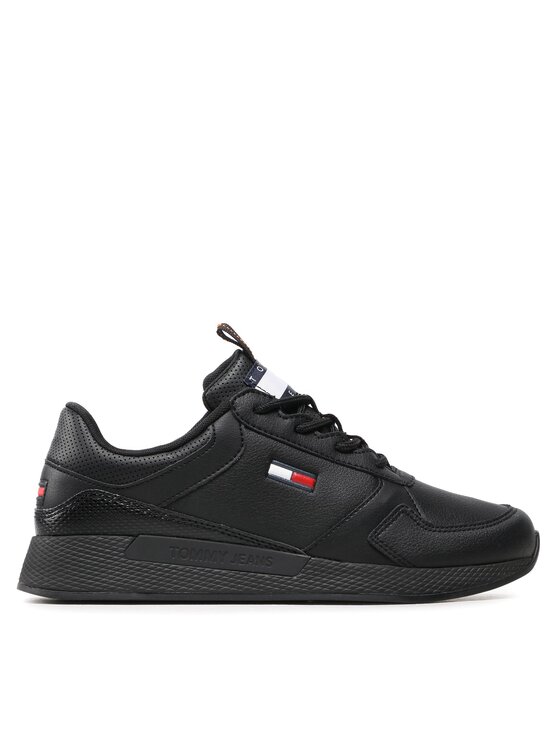 Tommy Jeans Tommy Jeans Αθλητικά Flexi Runner Ess EM0EM01080 Μαύρο