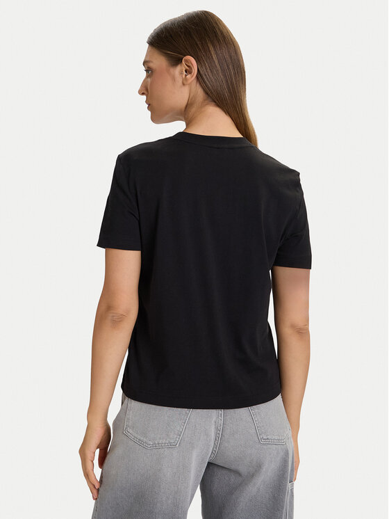 Calvin Klein Jeans Calvin Klein Jeans Tričko LV047D210G Čierna Slim Fit