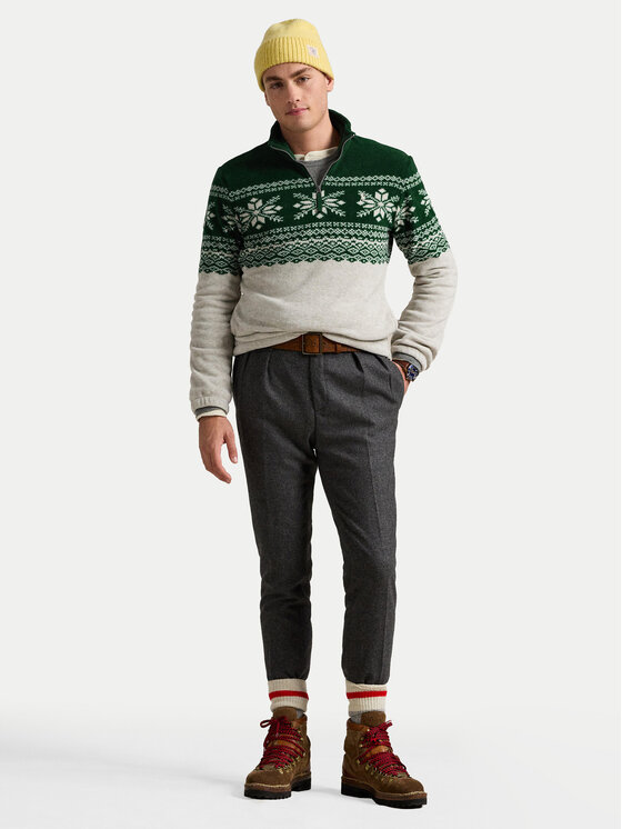 Polo Ralph Lauren Polo Ralph Lauren Džemper 710952261001 Zelena Regular Fit
