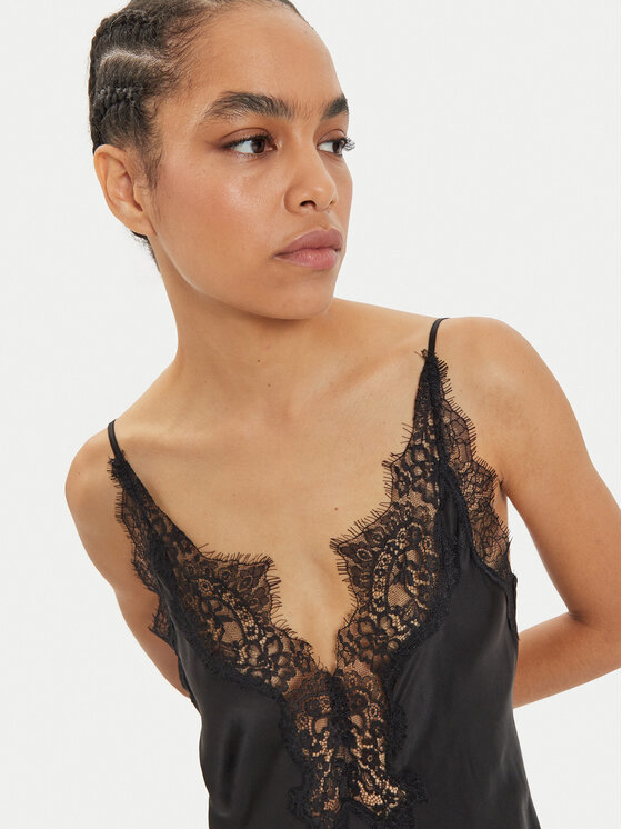Herskind Herskind Večerní šaty Nelly 5309370 Černá Regular Fit