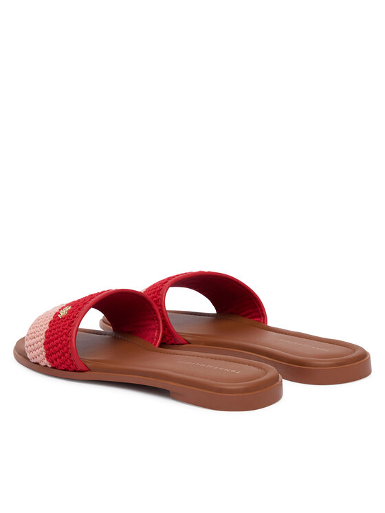 Tommy Hilfiger Tommy Hilfiger Natikače Th Flat FW0FW09513 Crvena