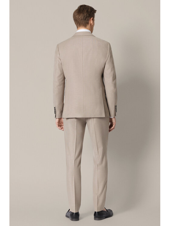 Lancerto Lancerto Garnitur Alessandria GA073126000002 Beżowy Slim Fit