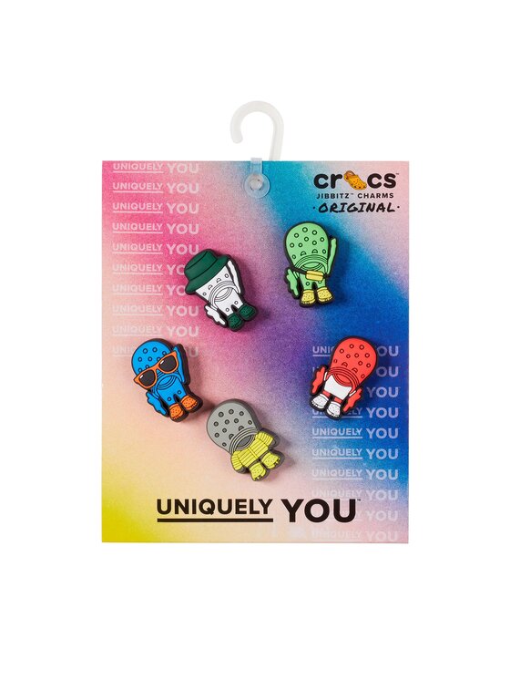 Crocs Декорация за обувки Lil Classic Outfit 5 Pack 10011437 Цветен