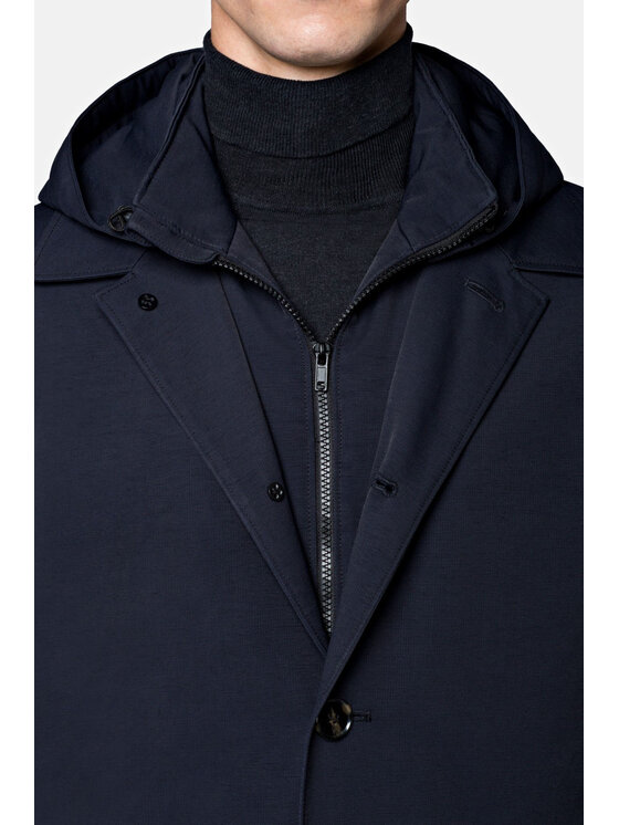Lancerto Lancerto Kurtka przejściowa Kensington Granatowy Regular Fit