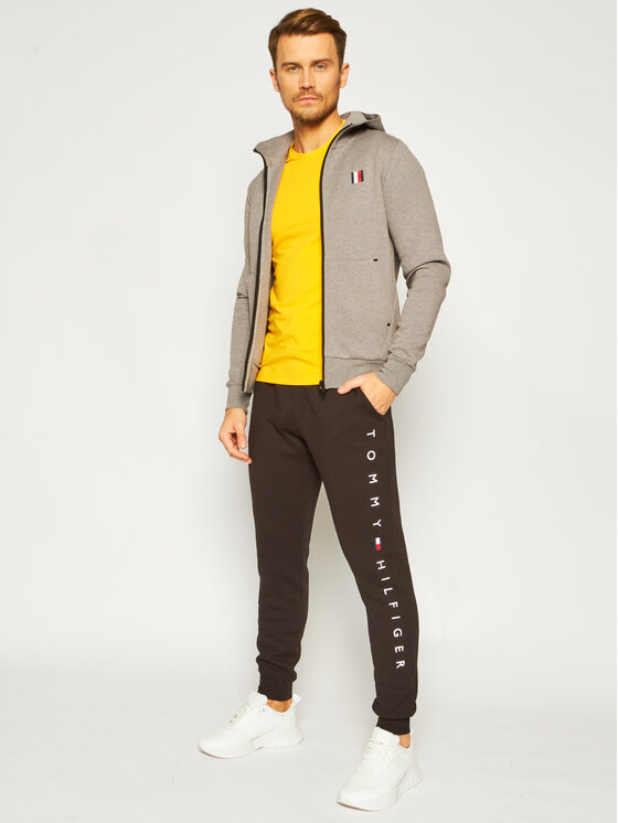 Tommy Hilfiger Spodnie dresowe Basic Branded MW0MW15236 Czarny Regular Fit