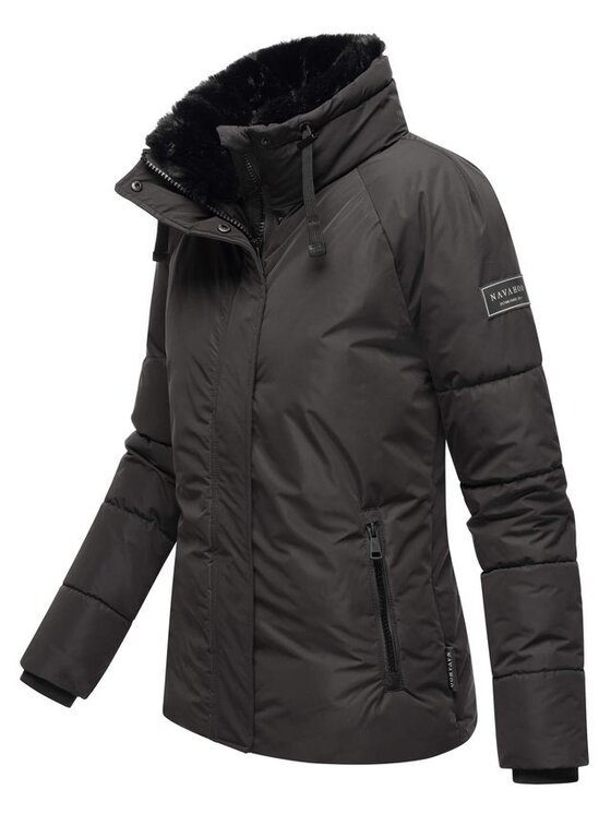 Navahoo Navahoo Kurtka zimowa Frostii Czarny Casual Fit