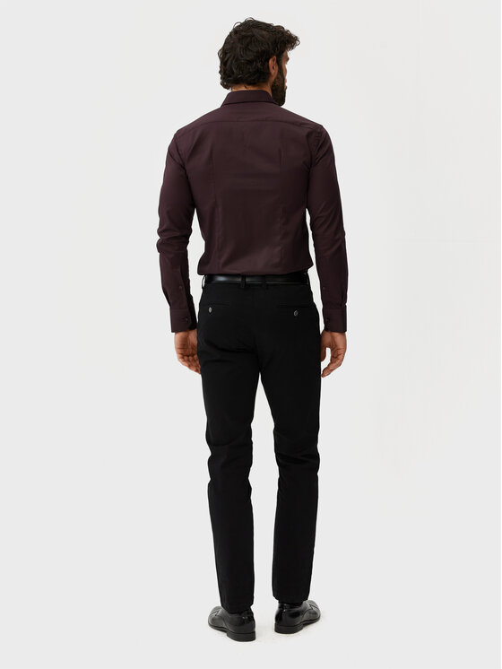Evenemen Evenemen Koszula Punto G2 Brązowy Slim Fit