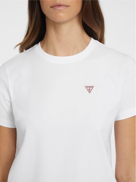 Guess Jeans Guess Jeans T-Shirt 165653 Biały Classic Fit
