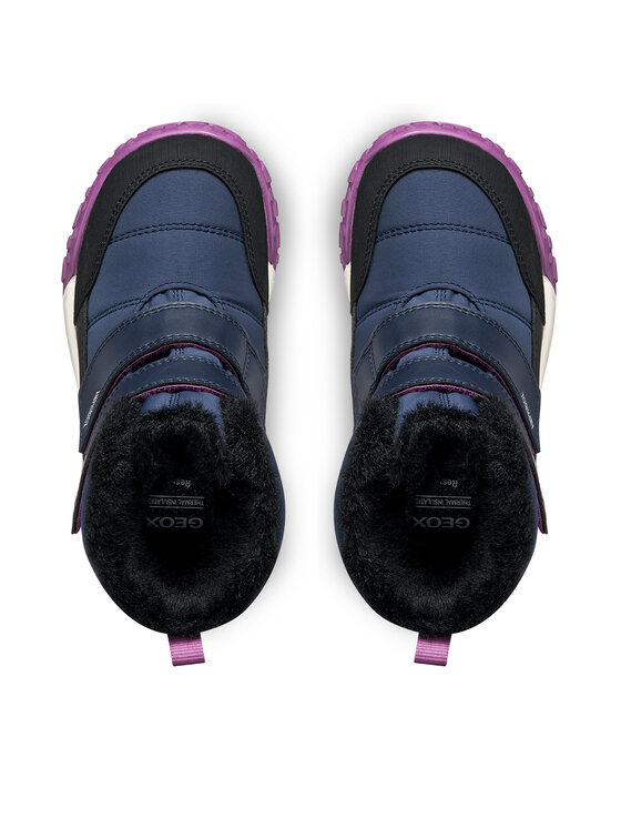 Geox Geox Cizme de zăpadă J Trekkyup Girl B Abx J66M7A 0FU54 CF48B S Bleumarin