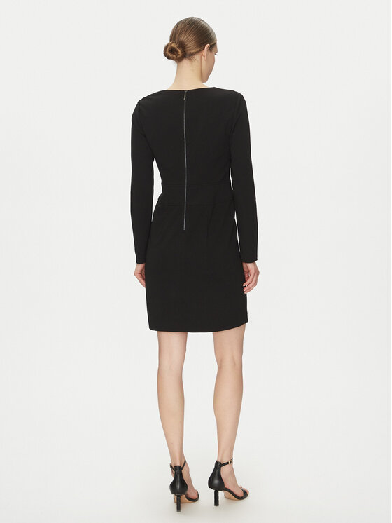 DKNY DKNY Rochie cocktail DD4JI62A Negru Slim Fit