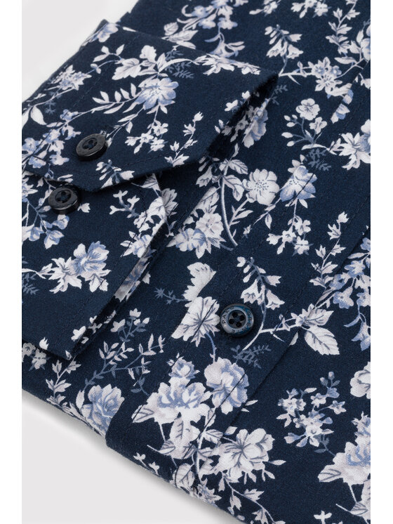 Pako Lorente Pako Lorente Koszula P23WN-1X-009 Granatowy Slim Fit