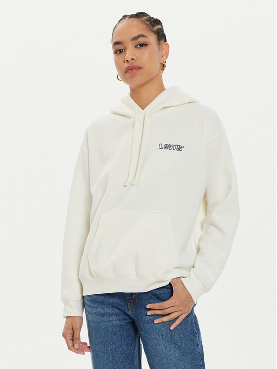 Levi's® Levi's® Majica dugih rukava Graphic Everyday A8801-0008 Bijela Regular Fit